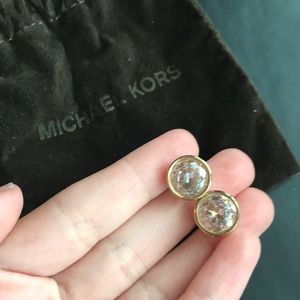 Micheal Kors Rose Gold Studs